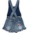 thumbnail image 4 of Peacolate Summer Little&Big Girls 2pcs Clothing Sets Short Sleeve T-Shirt and Denim Suspenders Shorts,Tie-dye,5Years, 4 of 5