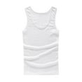 thumbnail image 2 of Coorders Hanes Mens A-Shirts, Athletic Performance Tank Underwear Men's, 2-Packs,B & W,XXXL, 2 of 6