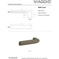 thumbnail image 7 of Viaggio Clomhmbll_Sd_Rh Circolo Hammered Right Handed Solid Brass Non-Turning One-Sided, 7 of 7