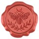 thumbnail image 1 of 50 pegatinas de sello de cera roja autoadhesivas con diseño de abeja, luna, planta y sobre., 1 of 7