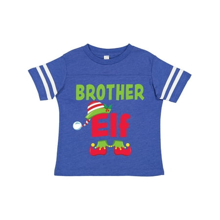 

Inktastic Christmas Brother Elf Gift Toddler Boy Girl T-Shirt