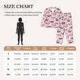 thumbnail image 4 of Pajamas for Women Set - Pink Butterfly Daisy Comfy Long Sleeve Button Up Pajama Sets for Women 2 Piece, Soft Sleepwear Nightwear Pjs Lounge Sets for Women with Pockets, 4 of 6