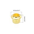 thumbnail image 2 of Unique Bargains Guitar Tuners Conversion Bushing Adapter Ferrules Conversion Bushings 10.8mm OD Zinc Alloy Gold Tone 6 Pack, 2 of 5