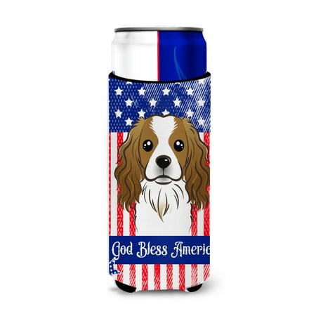 

Carolines Treasures BB2154MUK Cavalier Spaniel Michelob Ultra beverage Insulator for slim cans Slim Can multicolor