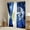 Blue, variant on Wolf Couple Window Curtains 38"Wx45"LMoon Blue Rose Flower Curtains & Drapes Adults Men Women,Woodland Animal 30%-50% Blackout Curtains Tree Branches Wildlife Window Treatments 2 Panels