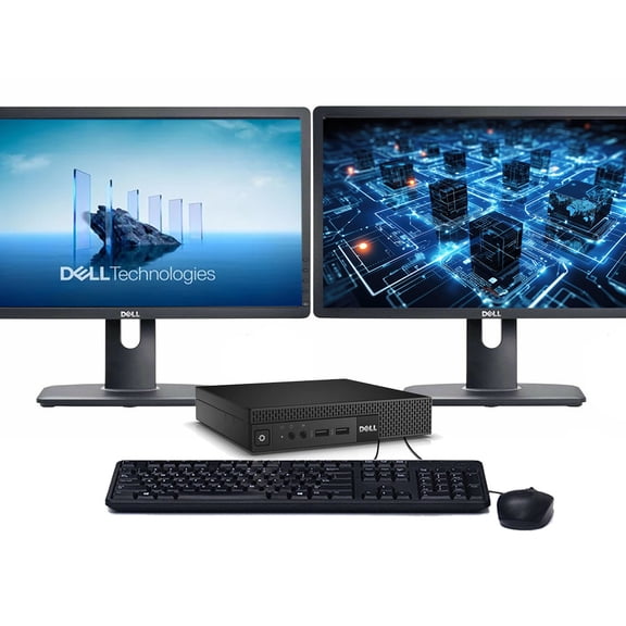 Restored Windows 11 Dell Micro PC | Hexa-Core i7 8th gen CPU | 8GB RAM | 128GB SSD | (Refurbished)