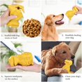 thumbnail image 4 of Juguetes para perros para masticadores agresivos - Juguetes para la dentición para cachorros - Juguete masticable para perros indestructible, duradero y mejorado para perros medianos - Juguetes para perros dispensadores de golosinas (verde) JM, 4 of 5