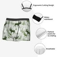 thumbnail image 3 of Fotbe green plaid Moose tree Calzoncillos Tipo Boxer con Bolsa de Soporte Total para Hombre, X-Temp Fresco, Transpirable y de Secado Rápido-X-Large, 3 of 5