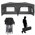 thumbnail image 2 of M optimized 10'x20' Pop Up Canopy Outdoor Folding Tent Commercial Wedding Party Shelter with 6 Removable Sidewalls, 6 Sandbags, Carry Bag, 2 of 7