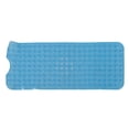 thumbnail image 1 of Alfombrilla de baño de PVC antideslizante para baño, cocina, hotel, aseo, ducha, 100 x 40 cm, color azul, 1 of 14