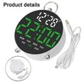thumbnail image 4 of Voice Activated Led Clock With Multiple Display Settings And Brightness, 4 of 9