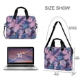 thumbnail image 3 of FORMRS 16" Laptop Bag Carrying Sleeve Case with Handle Travel Shoulder Briefcase, Watercolor Pink Marble Pattern, 3 of 8