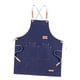thumbnail image 2 of Delantal unisex para repostería, cocina, camarero, camarera, uniforme de restaurante Azul denim, 2 of 8