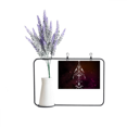 thumbnail image 1 of La geometría del universo Alien totem Tarjeta de jarrón de lavanda artificial, 1 of 3
