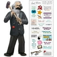 thumbnail image 1 of Karl Marx Quotable Notable - Greeting Card and Sticker Sheet - Envelope Included, 1 of 3
