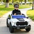 thumbnail image 2 of iRerts 24V Kids Ride on Toy UTV, Ride on Cars with Remote Control, Bluetooth Music, 4 Wheel Suspension, Rear Storage Space, Electric Vehicles Cars for Kids Boys Girls Gifts 3-6 Year Old, White, 2 of 12