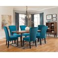 thumbnail image 2 of Velvet Chair Covers for Dining Room Set of 6, Stretchy Dining Chair Covers, Washable Kitchen Chair Slipcovers, Classy Decor for Home and Banquet (Teal, 6 Pack), 2 of 7
