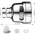 thumbnail image 3 of Kitchen Faucet Sprayer Attachment, Movable Faucet Extender for Kitchen Sink, 360° Rotatable Sink Faucet Head Anti-Splash Tap Booster Shower and Water Saving Faucet for Kitchen, 3 of 15