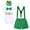Green - Crown, variant on IBTOM CASTLE Baby Boys First 1st Birthday Outfit Bow Tie Romper Short Pants and Suspenders & Headband Clothes Set, 4-Piece, 12 Months