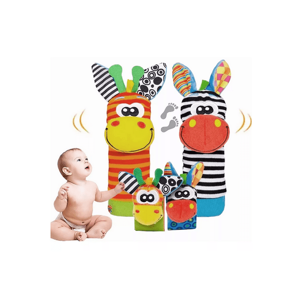 Sonajas Para Bebe Calcetines Juguete Estimulación Temprana