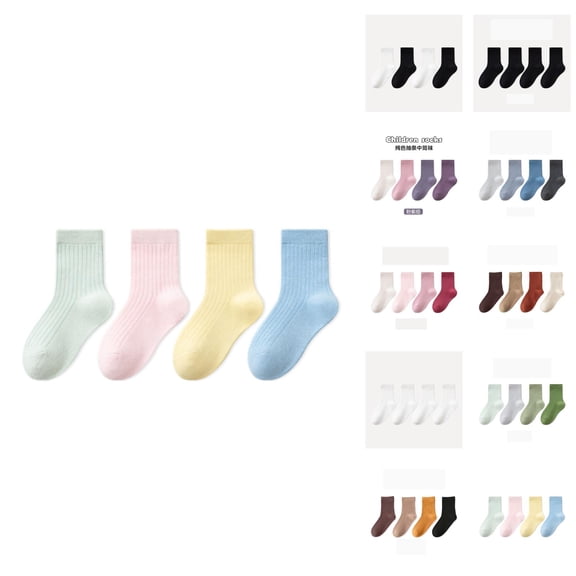 Girls Ombre Rainbow Lace Ankle Socks – Breathable Short Cotton Socks with Gradient Colors, Dreamy Princess Crew Socks for Dresses & Holidays