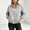 Gray women's lightweight windbreaker jacket a1, variant on Bzdzmqm Womens Plus Size Zip Up Jackets for Women Fall Spring Collared Long Sleeve Casual Solid Outdoor Lightweight Coat Blazer for Work Travel, Navy 5XL