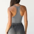 thumbnail image 4 of Neewe Women's Basic Tank Tops Cami Tank Summer Sleeveless Tops Casual Solid Color V-neck Sleeveless Camisole Top-Gray XL, 4 of 6