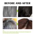 thumbnail image 2 of EARSTMAKEUP Black Hair Dye Shampoo, Brown Hair Dye Shampoo, 3 in 1 Natural Plant Bubble Dye Hair Care Shampoo, Plant Bubble Hair Dye Cream for All Hair Types (Black * 1), 2 of 8