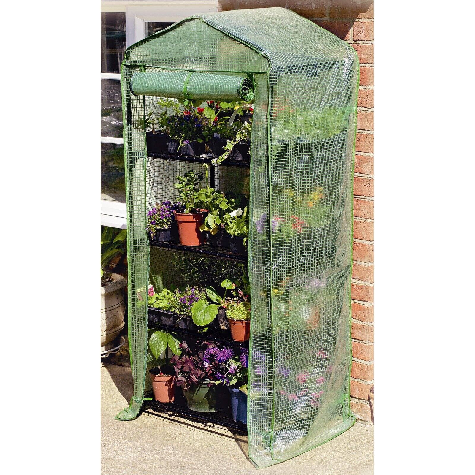 Gardman 5 Tier Compact Growhouse w/ Reinforced PE Cover Greenhouse Free Delivery 