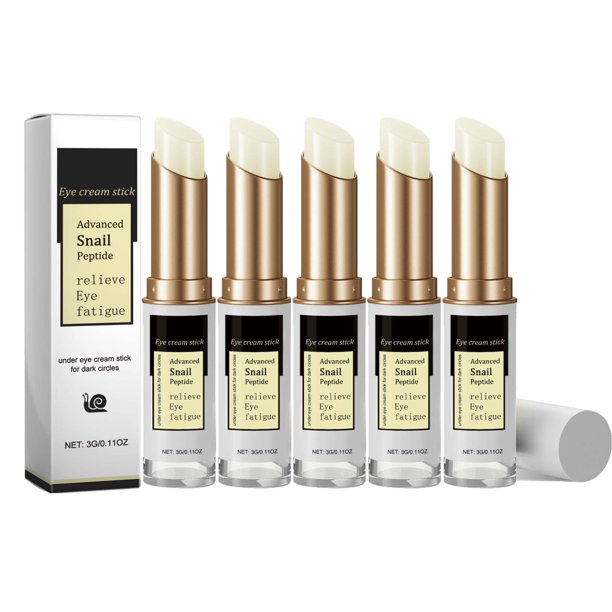 Pisexur Belleza Maquillaje Crema para ojos, ojeras, bolsas y bolsas, antiarrugas, con efecto lifting de caracol (3 g)para mujeres y hombres