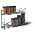 Spectrum Diversified Countertop and Wall Mount 2 Tier Spice Rack