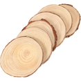 thumbnail image 4 of Discos rústicos para manualidades Wood Slices KOHAND, 12 unidades, 16-17 cm, 4 of 6