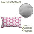 thumbnail image 4 of Majestic Home Goods Decorative Hot Pink Large Polka Dot Small Pillow, 4 of 4