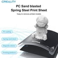 thumbnail image 2 of Creality Ender 3 S1 Original Print Platform Kit Magnetic Flexible Removable Spring Steel Texture Surface Print Build Plate Sheet for Ender 3/3 V2/3 Pro/5/5 Pro Ender 3 S1 Pro/3 Neo/3 V2 Neo, 235x235mm, 2 of 6