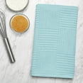 thumbnail image 2 of Mainstays SQ Rib Weave Kitchen Towels, 15"x25", Teal, 2 of 4