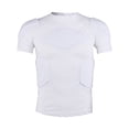 thumbnail image 1 of Men's Padded Compression Shirt Football Rib Protector, Chest & Shoulder Pads for Football, Baseball, Basketbal Impact-Resistant Protective Gear, Breathable Sports Armor Shirt, 1 of 7