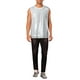 thumbnail image 2 of Camiseta sin mangas brillante de lentejuelas INSPIRE CHIC para hombres, top metálico de fiesta disco XL plateado, 2 of 4