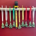 thumbnail image 2 of harmtty Xmax Christmas Tree Ornament Sturdy Long Lifespan Lovely Delicate Design Sea Glass Handmade Ocean Decoration Green & White, 2 of 8