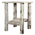 thumbnail image 3 of Montana Collection Nightstand with Shelf, Clear Lacquer Finish, 3 of 3