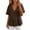 Brown-1, variant on Cute Tops for Women Summer V Neck Pleated Swing T-Shirt Casual Babydoll Peplum Tops Flowy Loose Fit Linen Tee Shirts