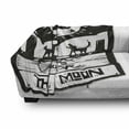 thumbnail image 3 of Moon Soft Flannel Fleece Throw Blanket, Brown White Drawing Lobster Wolves Crescent Moon Stars Tarot Card Design, Cozy Plush for Indoor and Outdoor Use, 70" x 90", Charcoal Grey White, by Ambesonne, 3 of 6