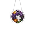 thumbnail image 2 of Halloween Sun Catcher for Window Hanging, Wooden Puzzle Ghost Witch Acrylic Stained Glass Decor for Windows Door Wall, House Warming Gift for Puzzle Lovers by MPOISVA, 2 of 6