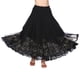 thumbnail image 1 of Falda de baile flamenco con lentejuelas full swing falda de malla vals traje negro Sunnimix vestido de la falda de la danza de salón, 1 of 8