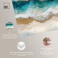 thumbnail image 4 of Golden Currents Canvas Coastal Abstracts by Art Remedy, Gallery Wrapped, 45" x 30", 4 of 7
