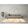 thumbnail image 3 of Ahgly Company Indoor Rectangle Abstract Orange Modern Area Rugs, 8' x 10', 3 of 4