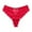 Red, variant on Scyoekwg Womens Underwear Thong Ladies Panties Fashion Low Waisted Breathable Bikini Underwear Hipster Panties Lace Ultra-thin Solid Color Underpants(Red,S)