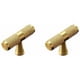 thumbnail image 1 of Perilla de puerta de armario de latón macizo en forma de T, manija universal para muebles para cajón/armario de cocina/puerta - 50 mm (2 piezas), 1 of 5