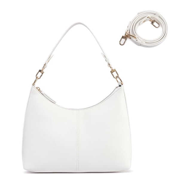 Bandolera Keyli Small Tote para mujer, color blanco