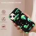 thumbnail image 3 of Shangniulu Compatible for iPhone 14 Pro Case, Mysterious Alien UFO iPhone Case Drop Protection Slim Shockproof TPU Case Gift for Men Women, 3 of 4