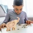 thumbnail image 7 of Coollooc Animal Wooden Piggy Bank, Unbreakable Bills and Coins Cash Box, Creative Saving Money Jar Personalized Present for Birthday & Decor(Elephant), 7 of 7
